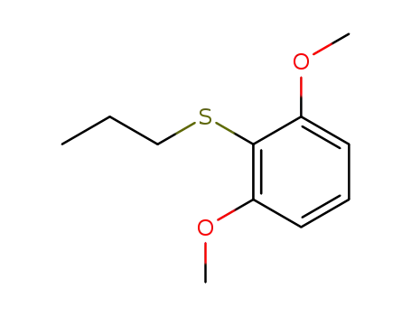 Benzene, 1,3-dimethoxy-2-(propylthio)-