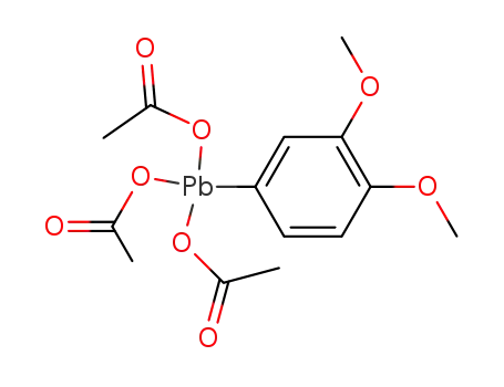 Plumbane, tris(acetyloxy)(3,4-dimethoxyphenyl)-