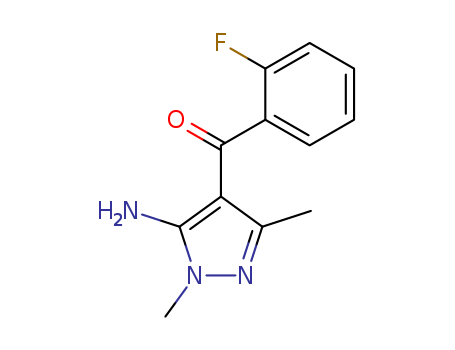 Methanone,(5-amino-1,3-dimethyl-1H-pyrazol-4-yl)(2-fluorophenyl)-