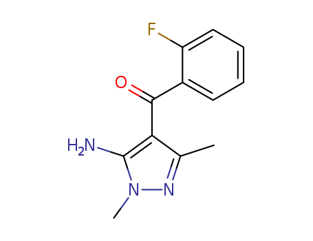 (5-AMINO-1,3-DIMETHYLPYRAZOL-4-YL)-(2-FLUOROPHENYL)METHANONECAS