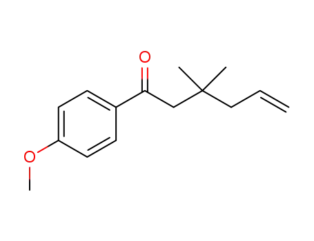 Molecular Structure of 1616560-09-8 (1-(4-methoxyphenyl)-3,3-dimethylhex-5-en-1-one)