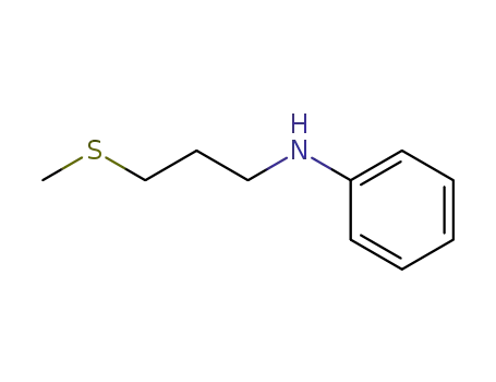 Molecular Structure of 74148-98-4 (Benzenamine, N-[3-(methylthio)propyl]-)