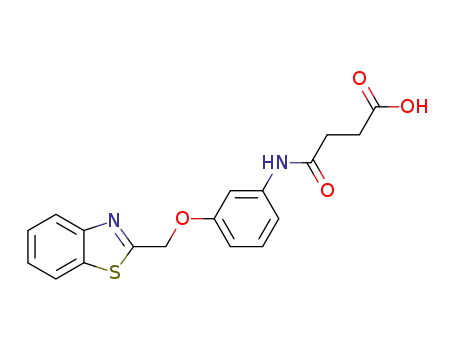 Butanoic acid, 4-[[3-(2-benzothiazolylmethoxy)phenyl]amino]-4-oxo-