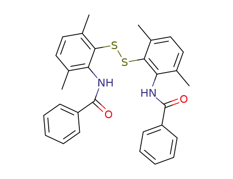 Molecular Structure of 148342-92-1 (Benzamide, N,N'-[dithiobis(3,6-dimethyl-2,1-phenylene)]bis-)
