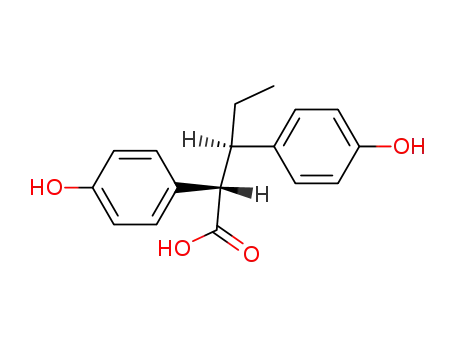 (2R*,3S*)-2,3-bis(4-hydroxyphenyl)pentanoic acid