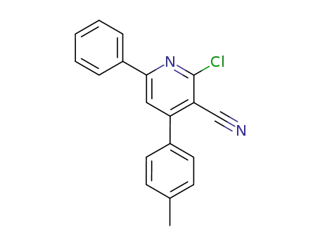 3-Pyridinecarbonitrile, 2-chloro-4-(4-methylphenyl)-6-phenyl-