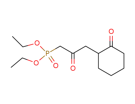 Molecular Structure of 115579-44-7 (oxo-2(oxo-2 cyclohexyl)-3 propylphosphonate de diethyle)