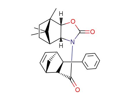 <(2R,6S)>-N-((3'S,4'R,5'R,6'S)-5'-phenylbicyclo<2.2.1>heptene-4'-carbonyl)-5-aza-1,10,10-trimethyl-3-oxatricyclo<5.2.1.0<sup>2,6</sup>>decan-4-one