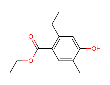 Benzoic acid, 2-ethyl-4-hydroxy-5-methyl-, ethyl ester