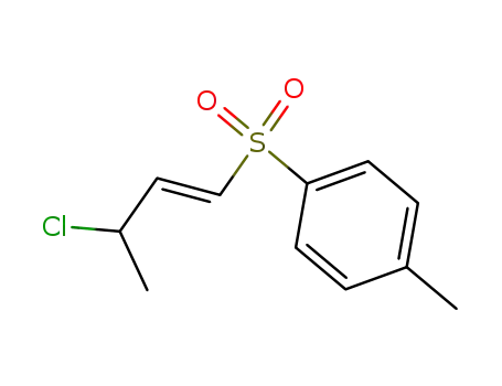 Molecular Structure of 139951-06-7 (Benzene, 1-[(3-chloro-1-butenyl)sulfonyl]-4-methyl-, (E)-)