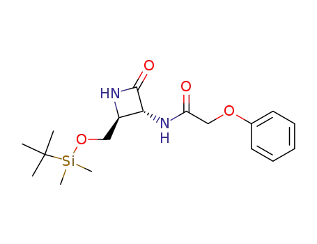 (3R,4S)-4-tert-bytyldimethylsilyloxymethyl-3-phenoxyacetamido-2-azetidinone