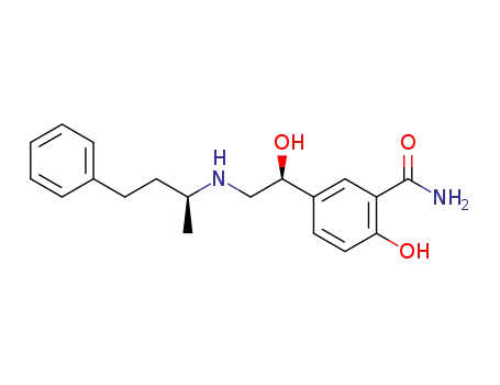 Benzamide, 2-hydroxy-5-((1S)-1-hydroxy-2-(((1S)-1-methyl-3-phenylpropy l)amino)ethyl)-