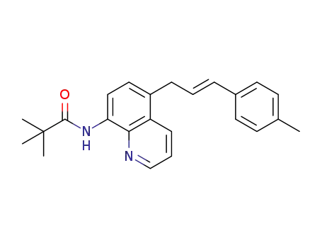 (E)-N-(5-(3-p-tolylallyl)quinolin-8-yl)pivalamide