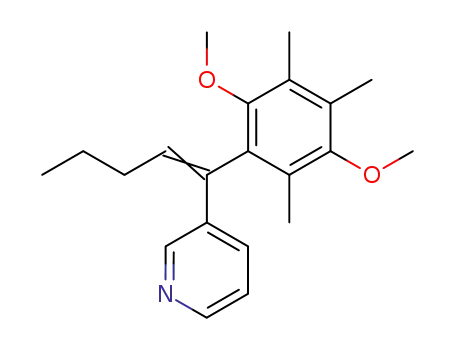 3-[(Z)-1-(2,5-Dimethoxy-3,4,6-trimethyl-phenyl)-pent-1-enyl]-pyridine
