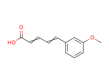 Molecular Structure of 6500-63-6 (5-(3-METHOXY-PHENYL)-PENTA-2,4-DIENOIC ACID)