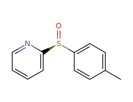 Pyridine, 2-[(4-methylphenyl)sulfinyl]-, (S)-