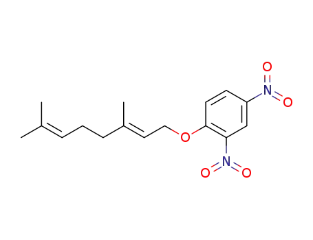 Benzene, 1-[(3,7-dimethyl-2,6-octadienyl)oxy]-2,4-dinitro-, (E)-