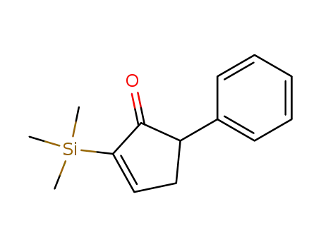 2-Cyclopenten-1-one, 5-phenyl-2-(trimethylsilyl)-