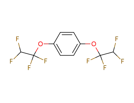 Molecular Structure of 3832-65-3 (1,4-Bis(1,1,2,2-tetrafluoroethoxy)benzene)