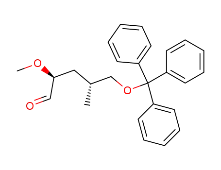 (2S,4R)-2-Methoxy-4-methyl-5-trityloxy-pentanal
