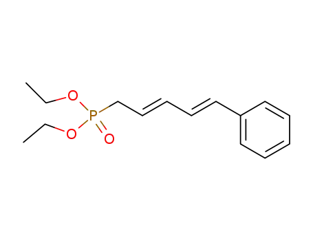Phosphonic acid, (5-phenyl-2,4-pentadienyl)-, diethyl ester, (E,E)-