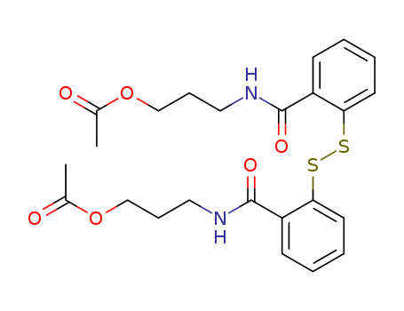 2,2-Dithiobis[N-(3-(acetyloxy)propyl]benzamide]