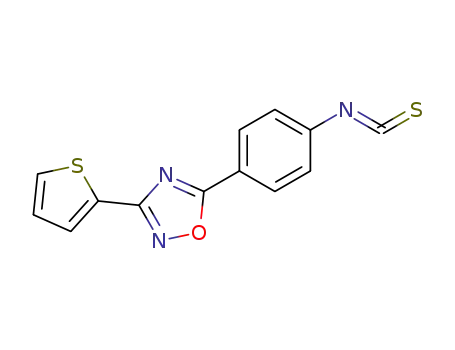 5-(4-isothiocyanophenyl)-3-(2-thienyl)-1,2,4-oxadiazole