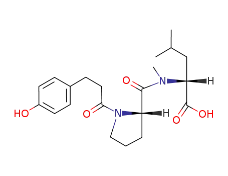 <3-(p-hydroxyphenyl)propionyl>-L-prolyl-N-methyl-D-leucine