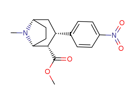 methyl (1R-2-exo-3-exo)-8-methyl-3-(4-nitrophenyl)-8-azabicyclo<3.2.1>octane-2-carboxylate
