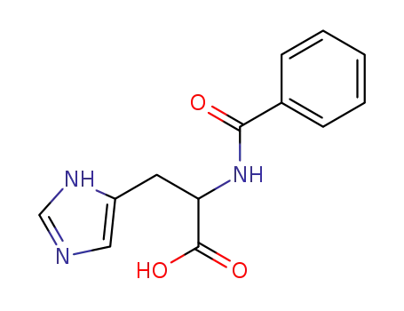 Molecular Structure of 19785-88-7 (N-benzoylhistidine)
