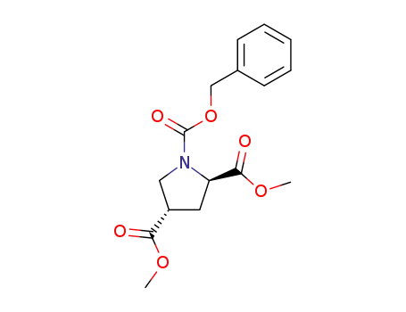 N-(benzyloxycarbonyl)-trans-4-carboxy-D-proline dimethyl ester