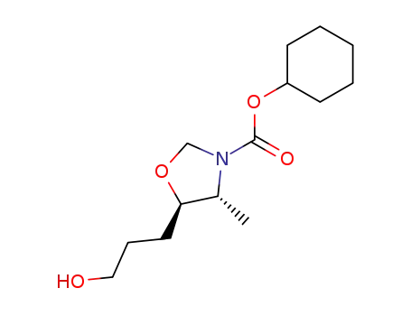 (4R,5R)-5-(3-Hydroxy-propyl)-4-methyl-oxazolidine-3-carboxylic acid cyclohexyl ester