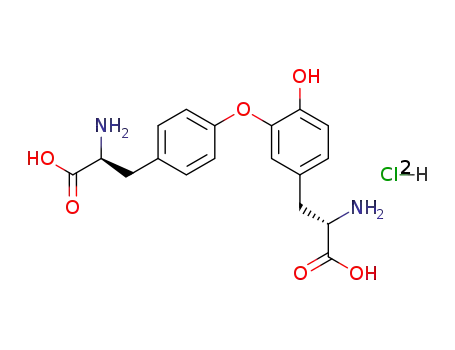 L-Tyrosine, O-[5-[(2S)-2-amino-2-carboxyethyl]-2-hydroxyphenyl]-,
dihydrochloride