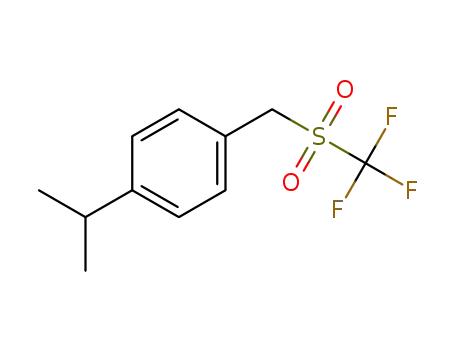 1-isopropyl-4-((trifluoromethylsulfonyl)methyl)benzene