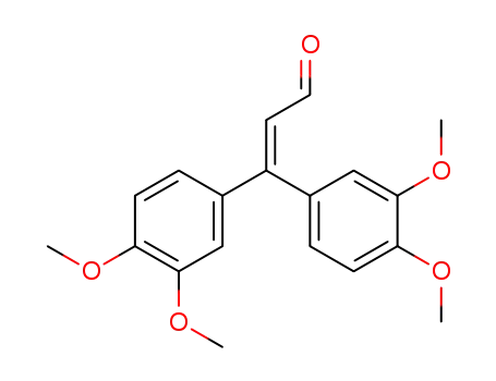 3,3-bis(3,4-dimethoxyphenyl)propenal