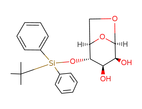 (1R,2S,3R,4S,5R)-2-(tert-Butyl-diphenyl-silanyloxy)-6,8-dioxa-bicyclo[3.2.1]octane-3,4-diol
