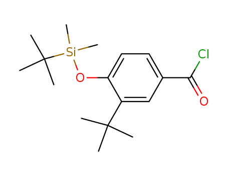 Benzoyl chloride, 3-(1,1-dimethylethyl)-4-[[(1,1-dimethylethyl)dimethylsilyl]oxy]-