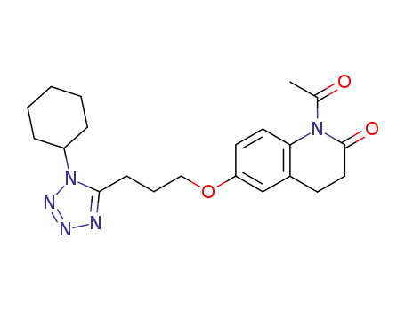 1-acetyl-6-[3-(1-cyclohexyltetrazol-5-yl)propoxy]-3,4-dihydrocarbostyril