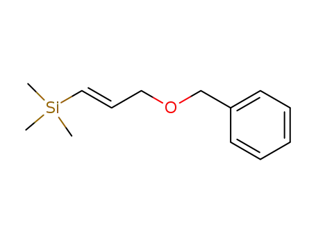 Molecular Structure of 137344-12-8 (Silane, trimethyl[3-(phenylmethoxy)-1-propenyl]-, (E)-)