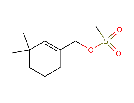 Molecular Structure of 111931-28-3 (1-Cyclohexene-1-methanol, 3,3-dimethyl-, methanesulfonate)
