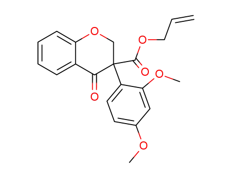 allyl 3-(2,4-dimethoxyphenyl)-4-oxochroman-3-carboxylate