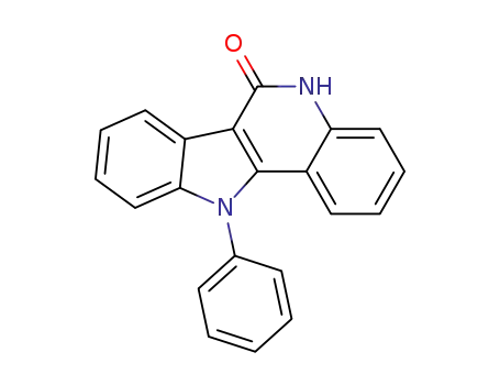 6H-Indolo[3,2-c]quinolin-6-one, 5,11-dihydro-11-phenyl-