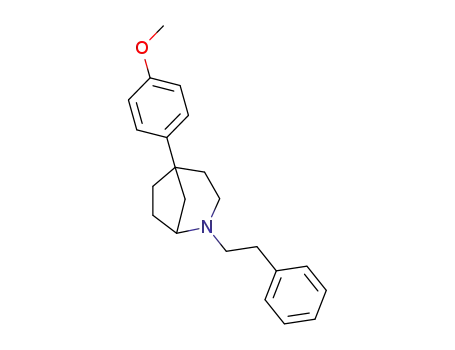 5-(4-methoxyphenyl)-2-phenethyl-2-azabicyclo<3.2.1>octane