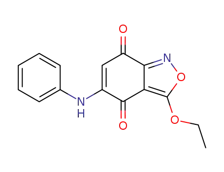 2,1-Benzisoxazole-4,7-dione, 3-ethoxy-5-(phenylamino)-