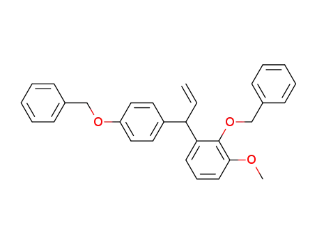 rac-3-(4-benzyloxyphenyl)-3-(2-benzyloxy-3-methoxyphenyl)prop-1-ene
