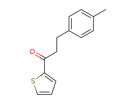 Molecular Structure of 214618-42-5 (1-(thiophen-2-yl)-3-(p-tolyl)propan-1-one)