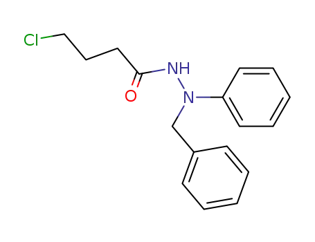 Molecular Structure of 113407-46-8 (Butanoic acid, 4-chloro-, 2-phenyl-2-(phenylmethyl)hydrazide)