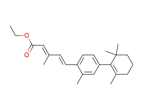 2,4-Pentadienoic acid,
3-methyl-5-[2-methyl-4-(2,6,6-trimethyl-1-cyclohexen-1-yl)phenyl]-, ethyl
ester, (E,E)-