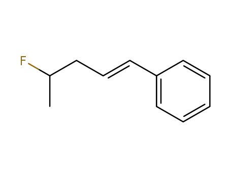Molecular Structure of 110653-17-3 (trans-4-fluoro-1-phenyl-1-pentene)