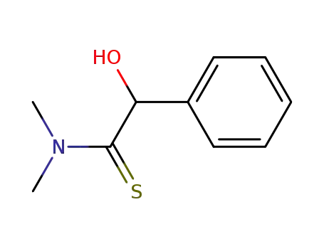 Molecular Structure of 52417-38-6 (Benzeneethanethioamide, a-hydroxy-N,N-dimethyl-)